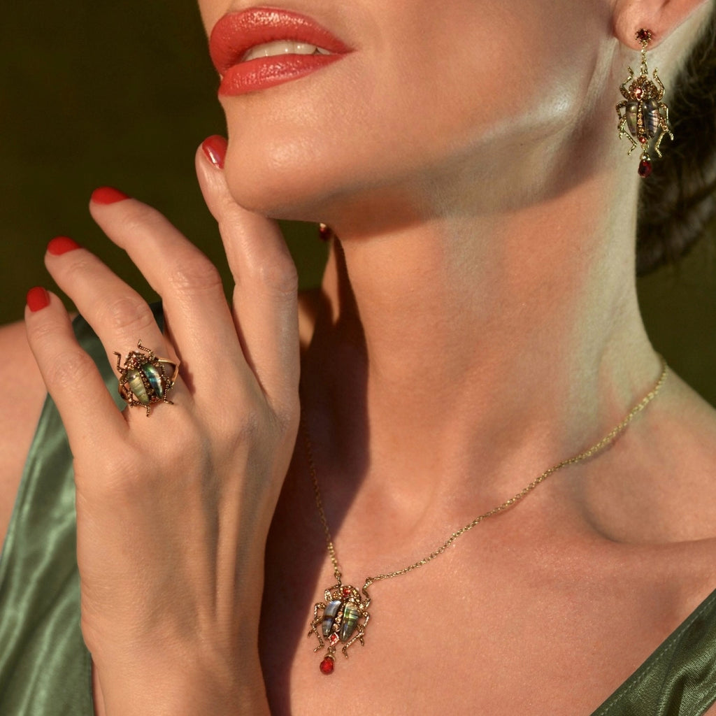 Bill Skinner Beetle Necklace