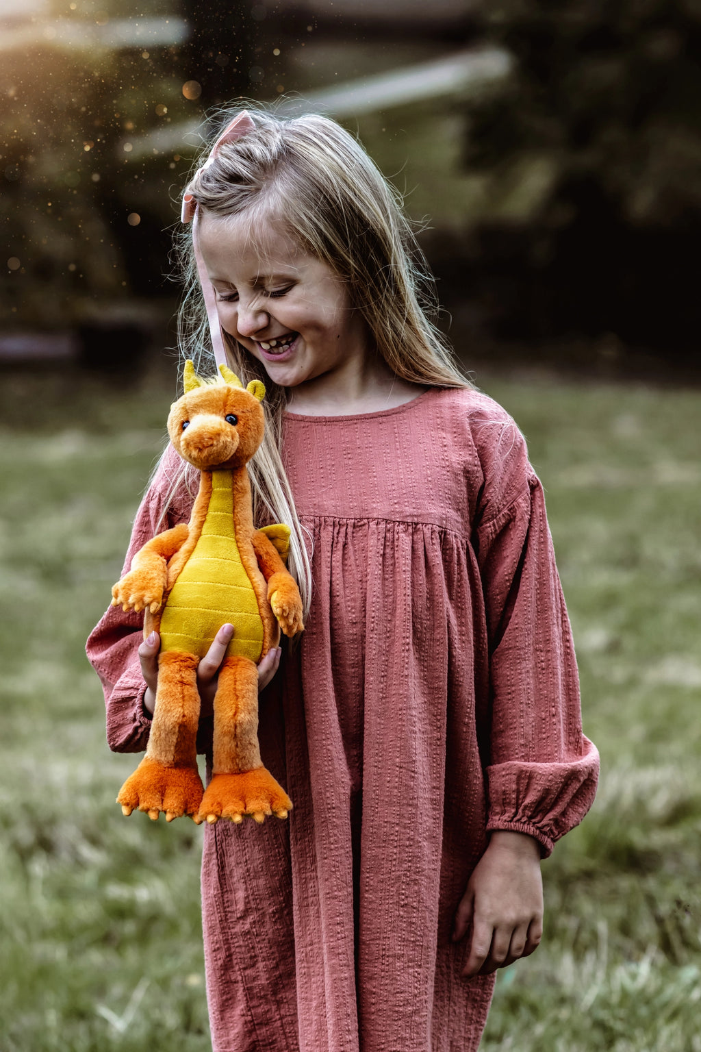 Charlie Bears dragon Plush , Diamonds