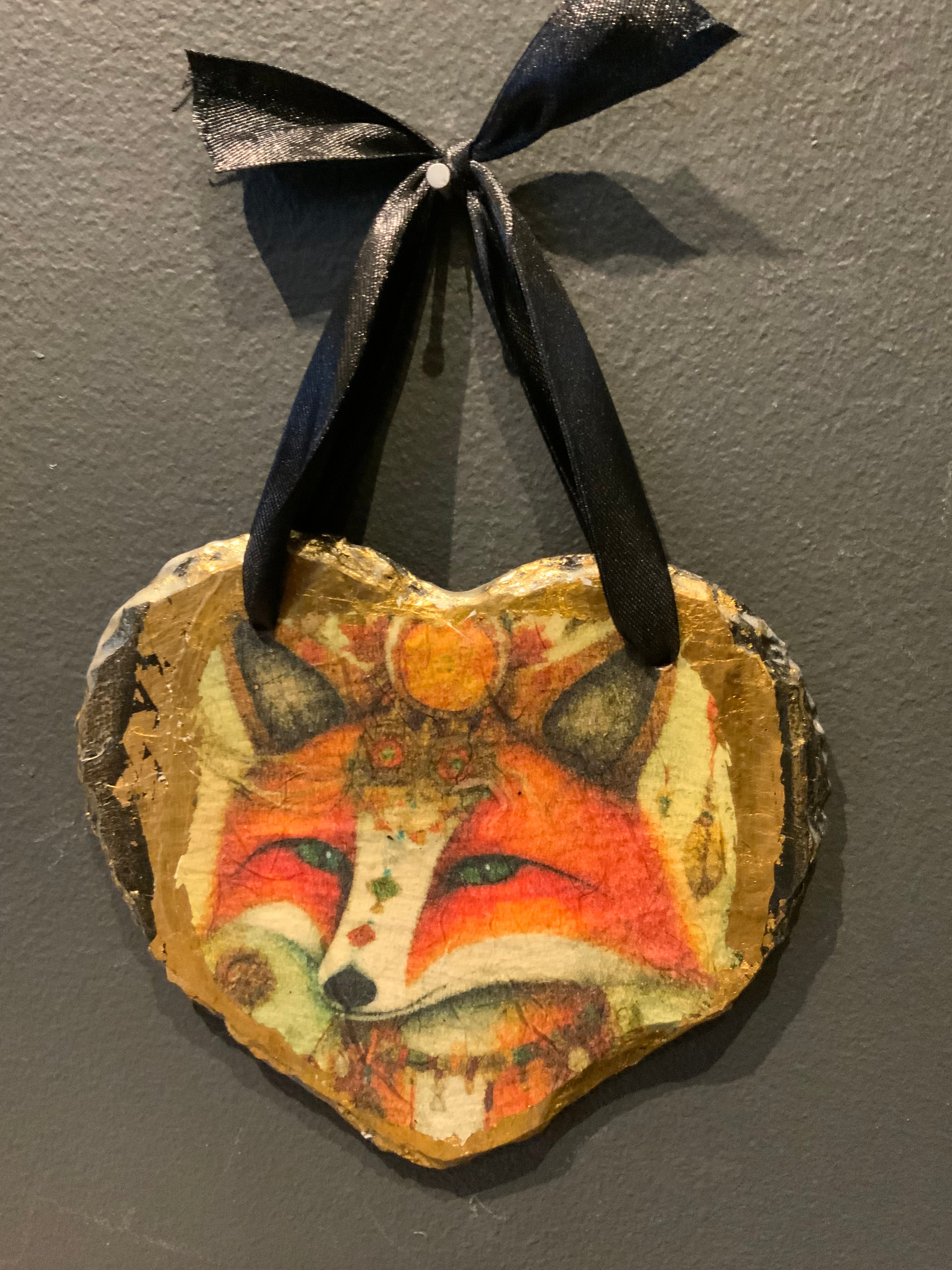 Fox Heart wall hanging