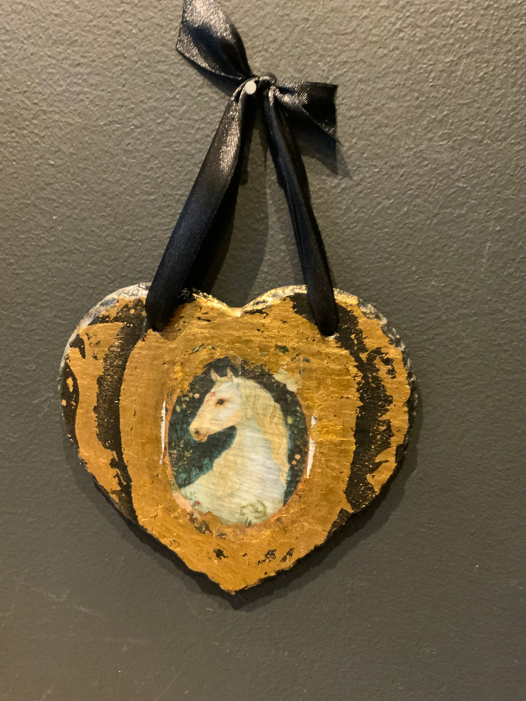 White Horse Wall Plaque