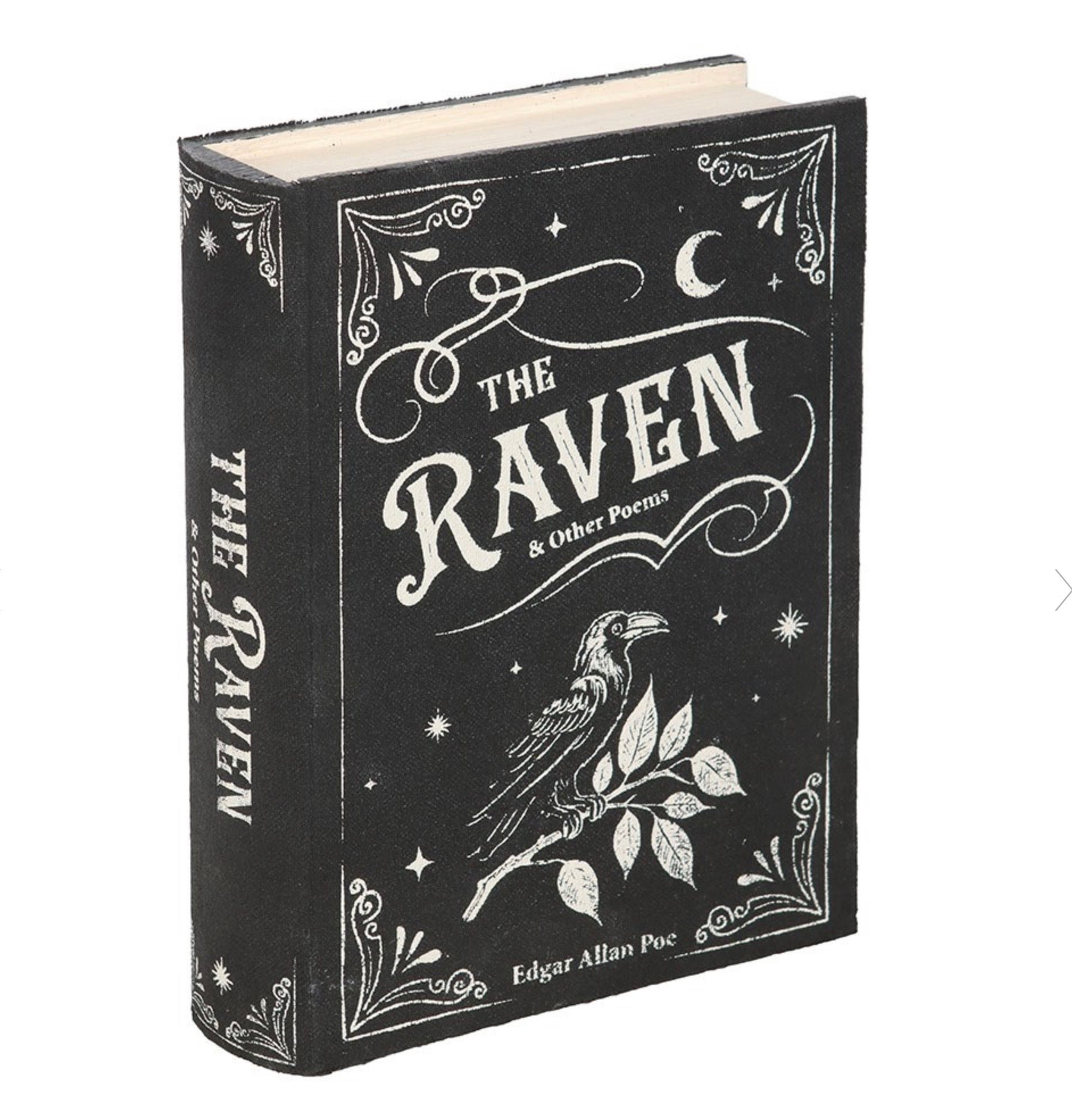 Raven Book Shaped Storage Box