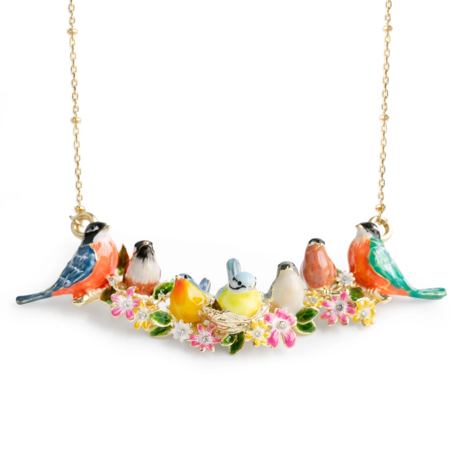 Bill Skinner Goldcrest Songbird Serenade Necklace