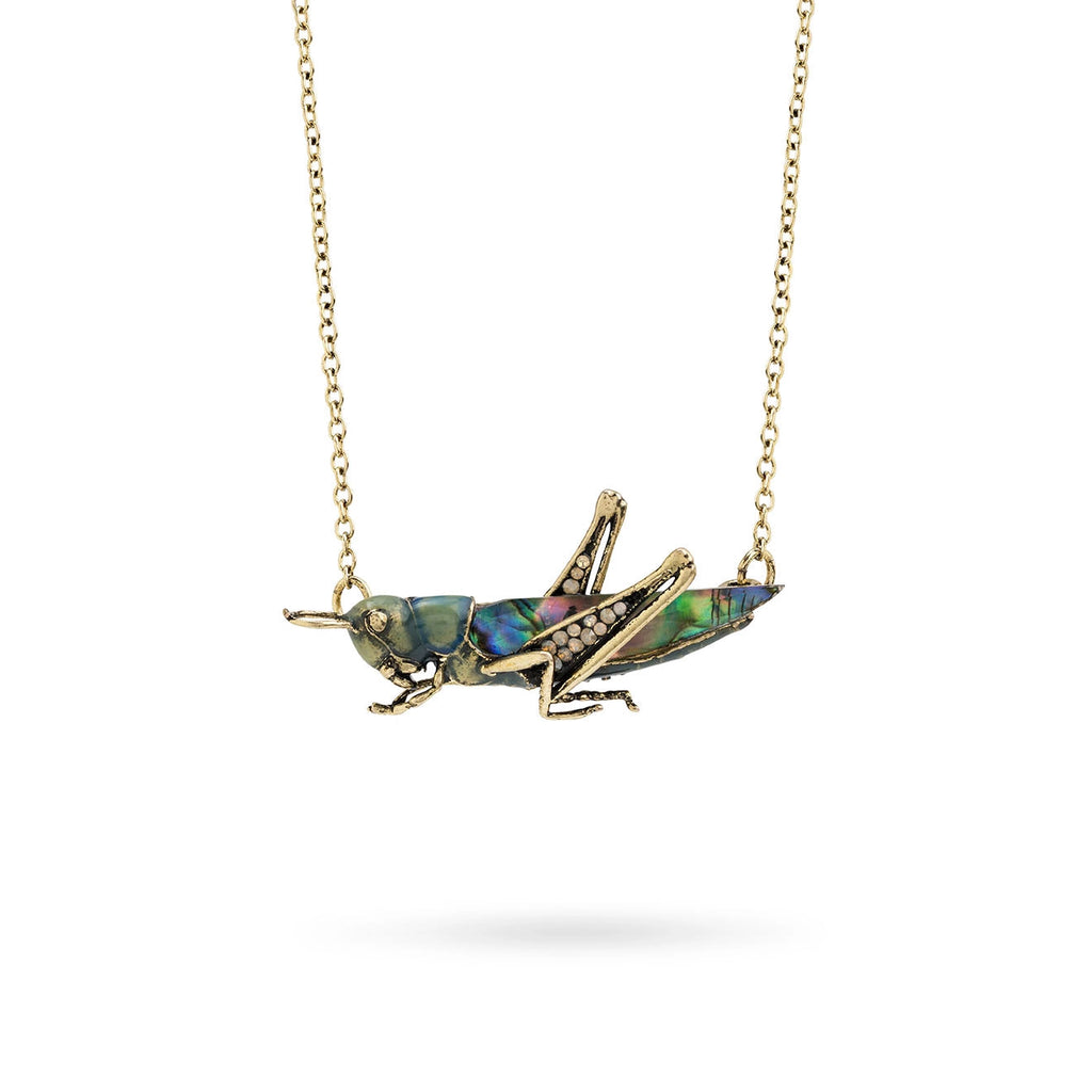 Bill Skinner Grass Hopper Necklace