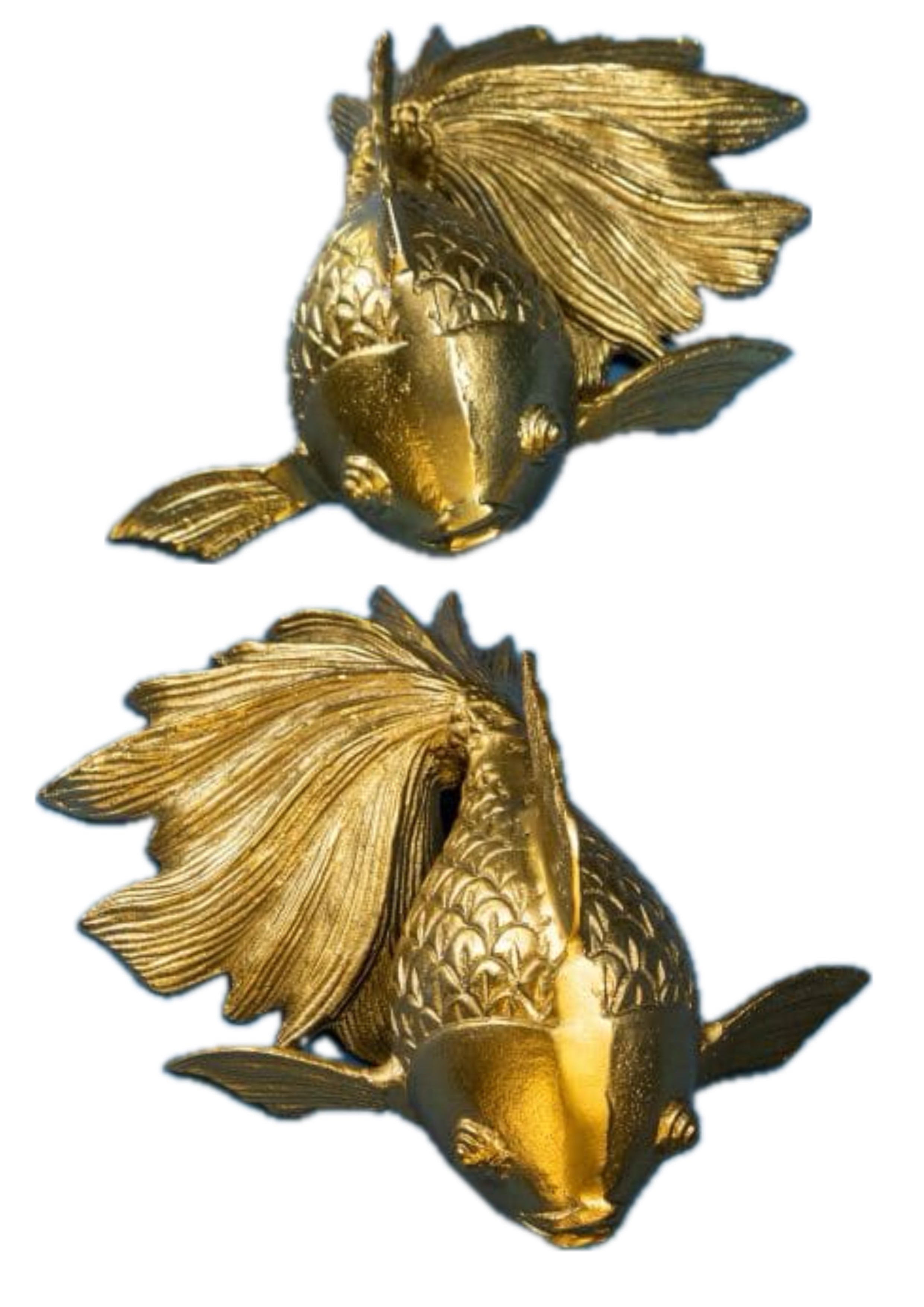 Gold Aluminium Wall or Table Fish